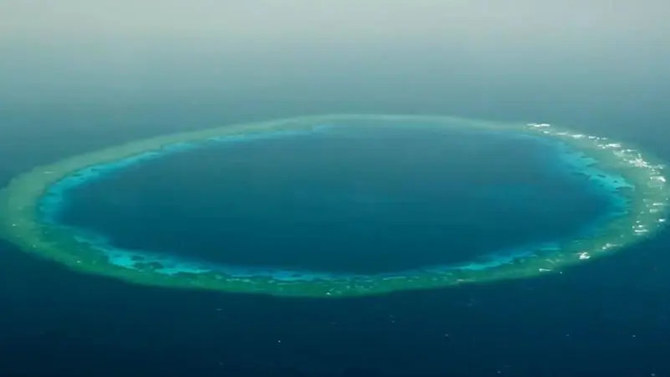 In a decade-long expedition led by Saudi Arabia’s National Center for Wildlife, 20 extremely deep underwater sinkholes, known as “blue holes,” were discovered along the Kingdom’s southern Red Sea coast. (NCW photo)