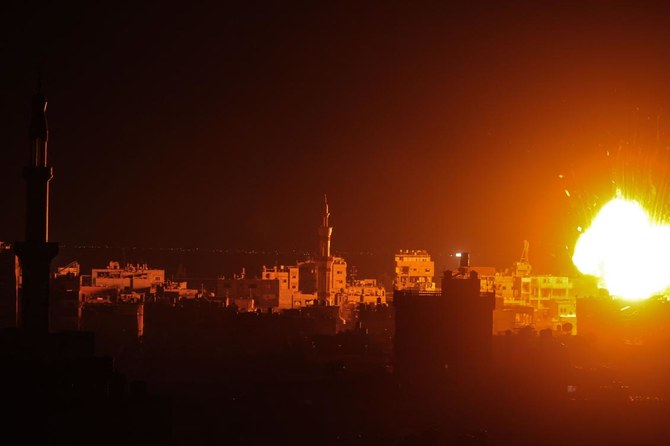 Heavy clashes and explosions shook Gaza, witnesses said on Saturday, as the Red Crescent reported several people killed during the latest chaotic aid distribution in the territory’s north, where famine looms. (AFP/File)