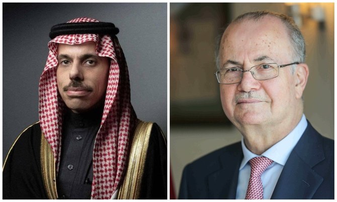 Saudi Arabia’s foreign minister Prince Faisal bin Farhan held a phone call on Saturday with the Prime Minister of Palestine and Minister of Foreign Affairs Mohammed Mustafa. (SPA/WEF)