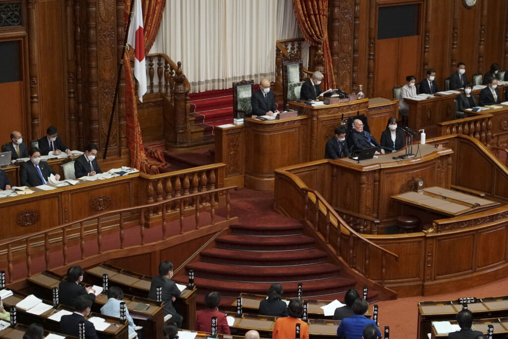 The 32 lawmakers are those who failed to record in political funds reports some funds such as kickbacks paid from revenues raised at fundraising parties hosted by their LDP factions. (AFP)