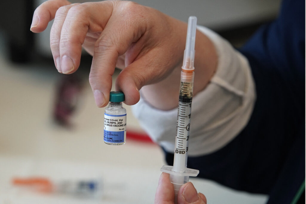 This year's number of reported patients in Japan had reached 11 as of Monday, already surpassing the full-year numbers for 2020 to 2022 during the COVID-19 pandemic. (AFP)