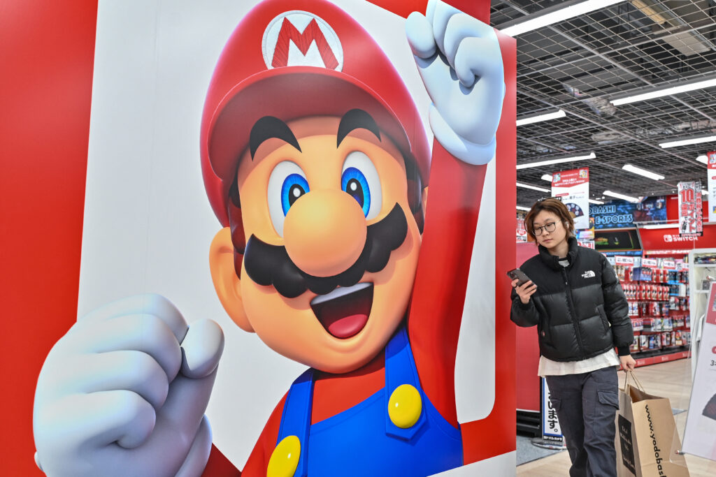 The Super Mario Bros. Movie was a global hit, boosting Nintendo's earnings for fiscal 2023. (AFP)