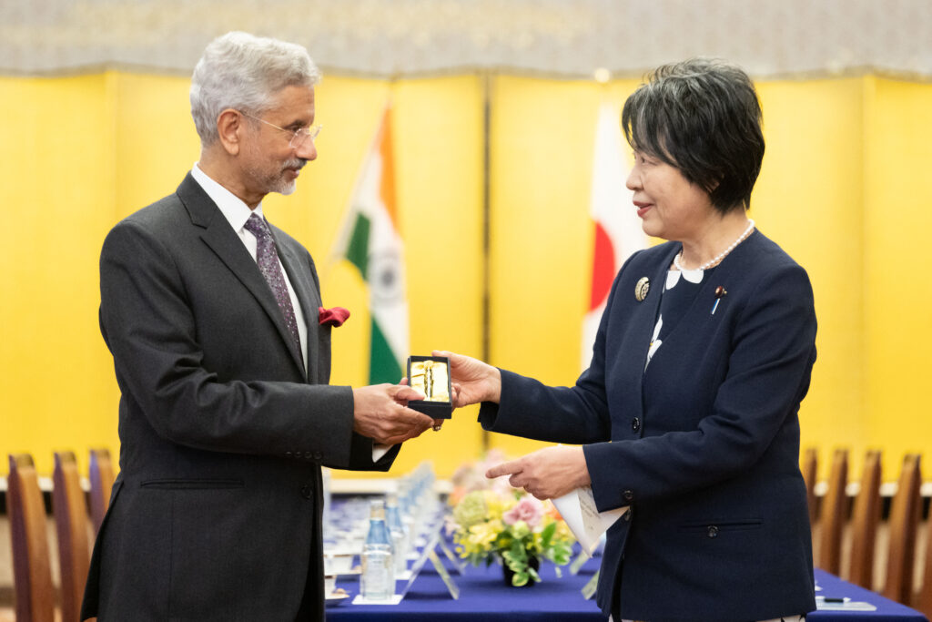 At a joint press conference, Kamikawa said that Japan attaches importance to its relationship with India, a leading power in the Global South emerging and developing economies. (AFP)