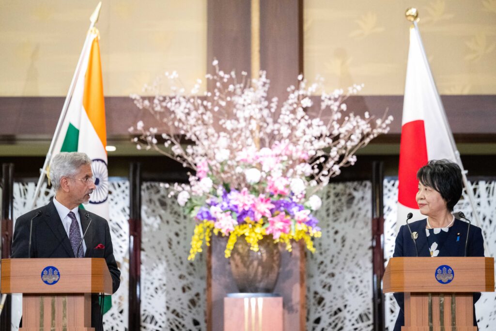 At a joint press conference, Kamikawa said that Japan attaches importance to its relationship with India, a leading power in the Global South emerging and developing economies. (AFP)