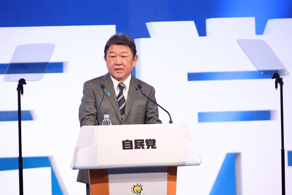 The LDP held the first session of its regional roundtable dialogue on political reform, aimed at reflecting the voices of its local branches in planned reform measures in order to rebuild trust damaged due to the scandal. (AFP)
