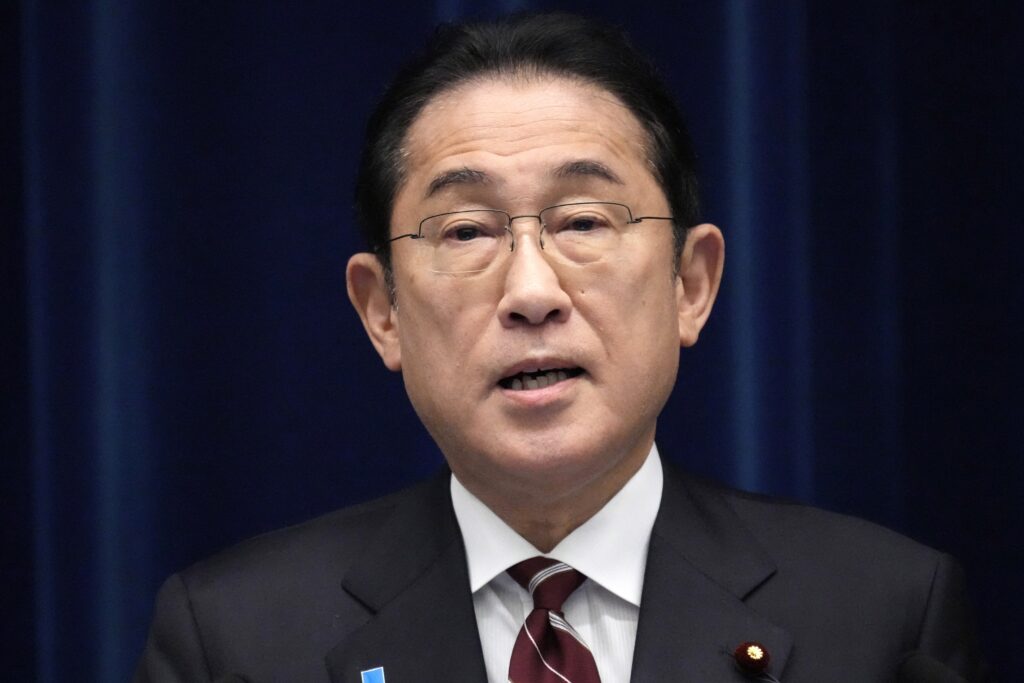 Kishida said he aims to enact a bill to revise the political funds control law to prevent any repeat of the scandal during the current parliamentary session set to end in June. (AFP)