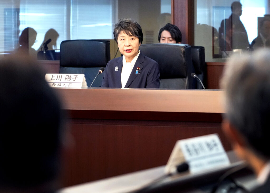 Kamikawa attended the first meeting of the panel held Friday. She said that 