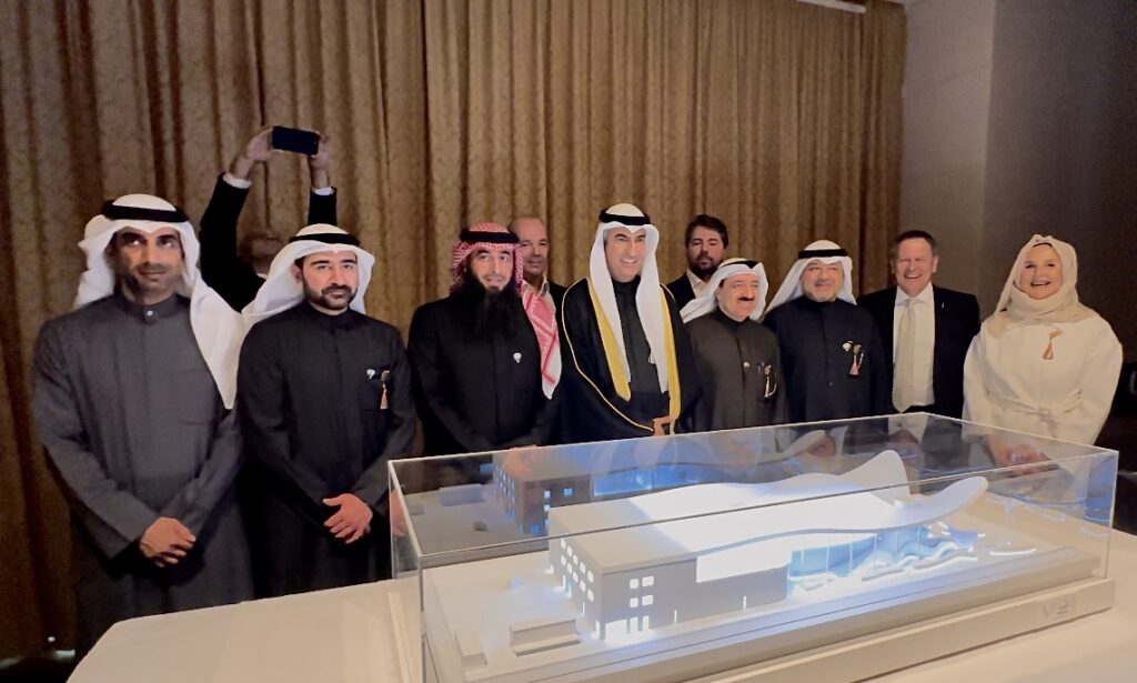 Kuwaiti Ambassador to Japan Sami Al-Zamanan attended the unveiling at a Tokyo hotel along with Expo officials and members of the Kuwait Expo team. (ANJ)