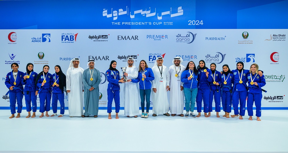 Baniyas Jiu-Jitsu Club finished first in the women’s division. (Supplied)