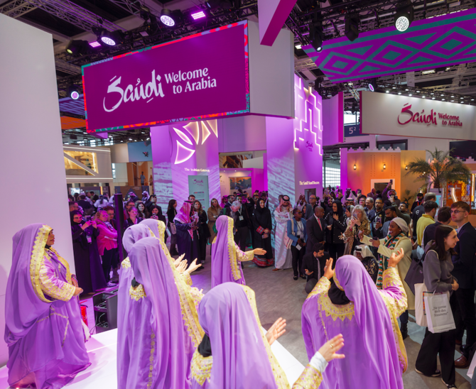 More than 14,000 people interacted with the Saudi stand at the event. Supplied
