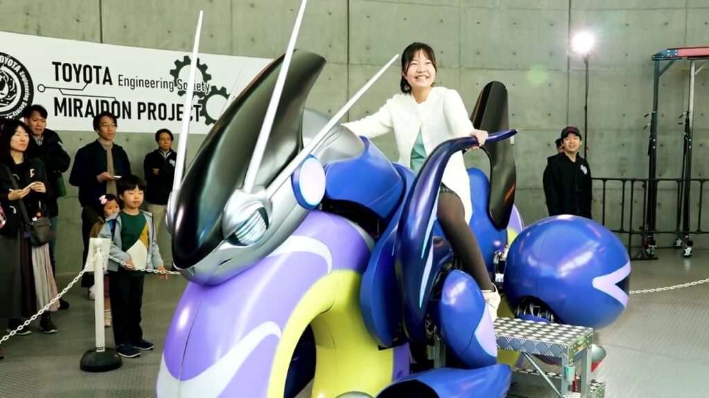 The mobility will be on display at the Tokyo Midtown Hibiya complex for three days starting Friday. (Screengrab)