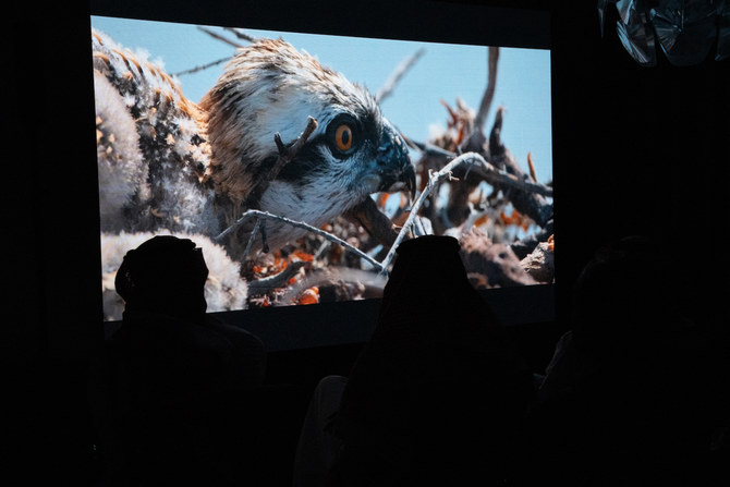 The makers of a documentary on Saudi wildlife were honored at a special screening of the film “Horizon” at the residence of the EU ambassador in Riyadh. (AN photo/ Huda Bashatah)