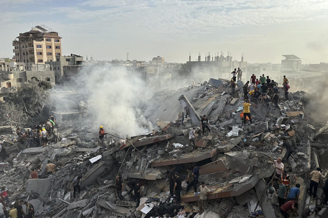 A devastating Israeli bombardment of Gaza has reduced much of the enclave into rubble. (AP)