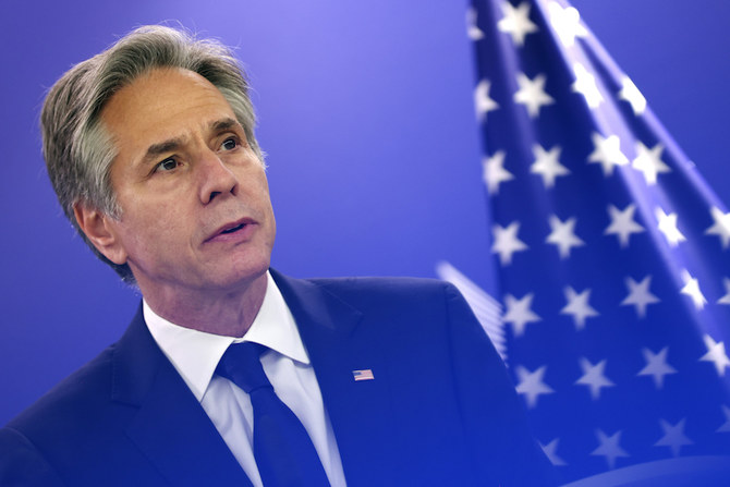 Secretary of State Antony Blinken responded to internal discontent with a letter to staff in November, saying: “I know that for many of you the suffering caused by this crisis is taking a profound personal toll.” (AP)