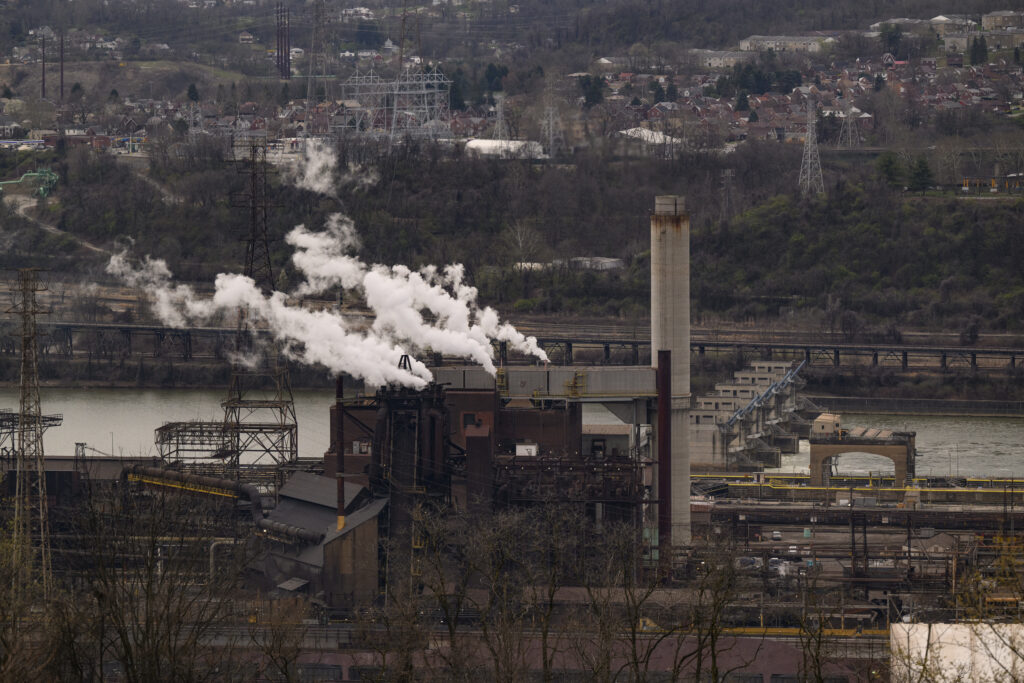US Steel is headquartered in Pennsylvania, one of the key swing states in the November presidential election. (AFP)