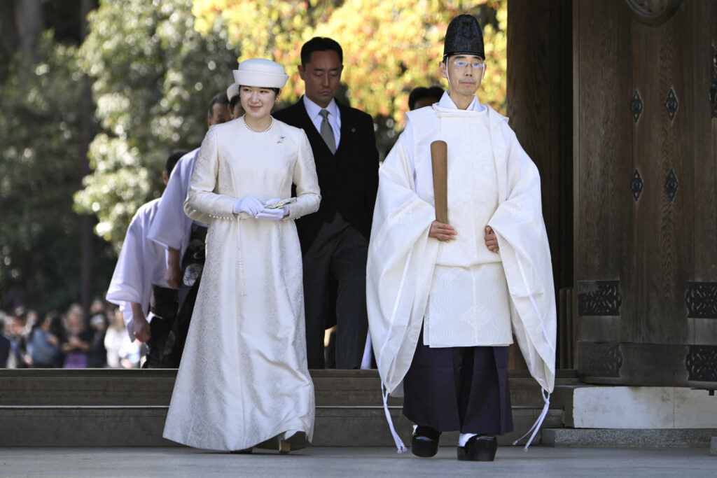 Princess Aiko started working at the Japanese Red Cross Society this month. (AFP)