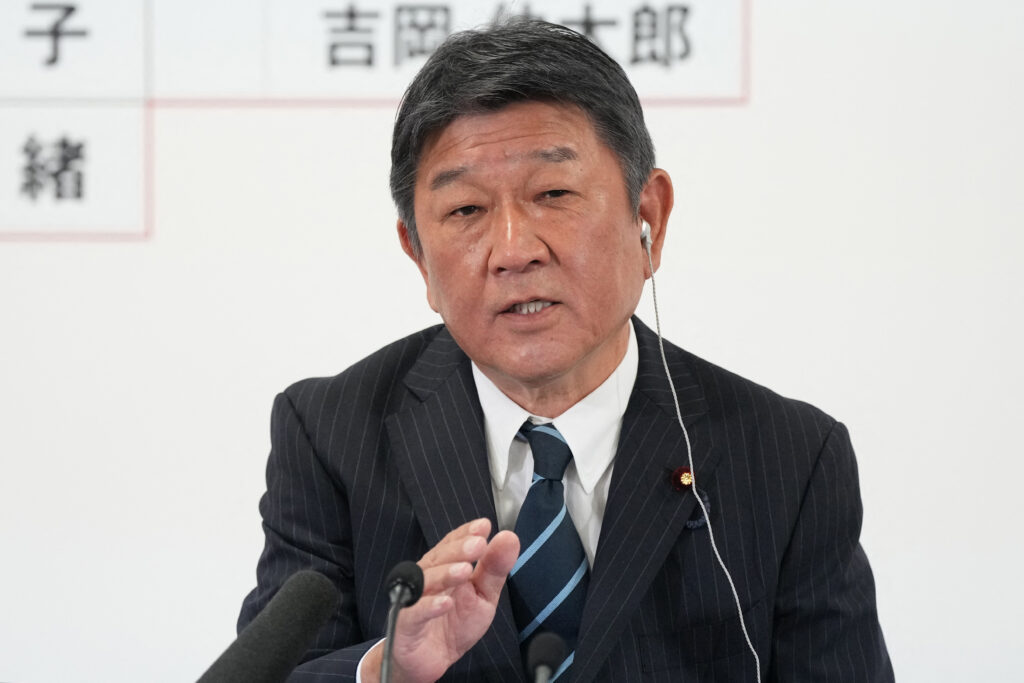 Toshimitsu Motegi, secretary-general of Japan's ruling Liberal Democratic Party.