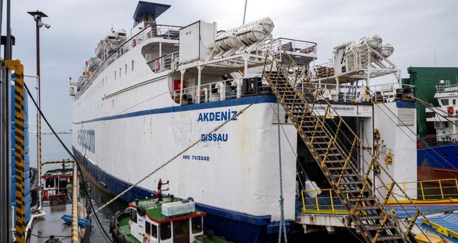 A three-ship flotilla planning to reach Gaza with humanitarian aid from Turkey was prevented from sailing by Guinea-Bissau authorities, which took down their country's flags from two ships, organizers said. (X/ @UN_SPExperts)