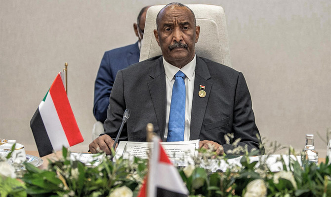 The chairman of Sudan’s military-led transition council Abdel Fattah Al-Burhan. (AFP)