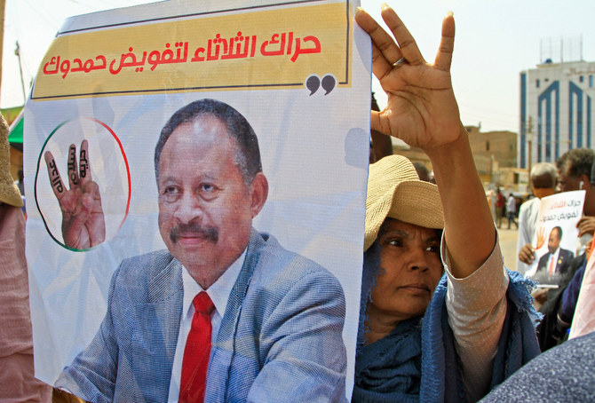 Abdalla Hamdok, Sudan’s most prominent civilian politician, was the country’s first premier in a fragile transition following a popular uprising. (File/AFP)
