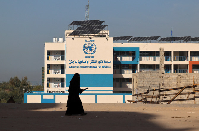 A group of Israeli protesters attacked the agency’s headquarters in occupied East Jerusalem after calls for protests against UNRWA by an Israeli municipal official. (File/AFP)