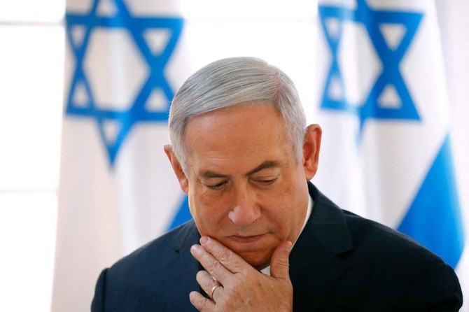 Israel on Monday slammed as a “historical disgrace” an application by the prosecutor of the International Criminal Court for an arrest warrant for Prime Minister Benjamin Netanyahu. (AFP)