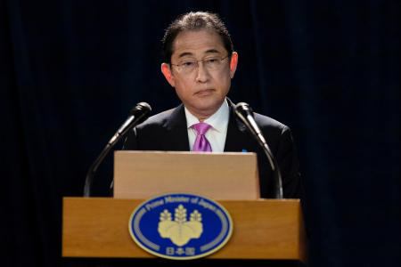 Japanese Prime Minister KISHIDA Fumio. (Reuters)