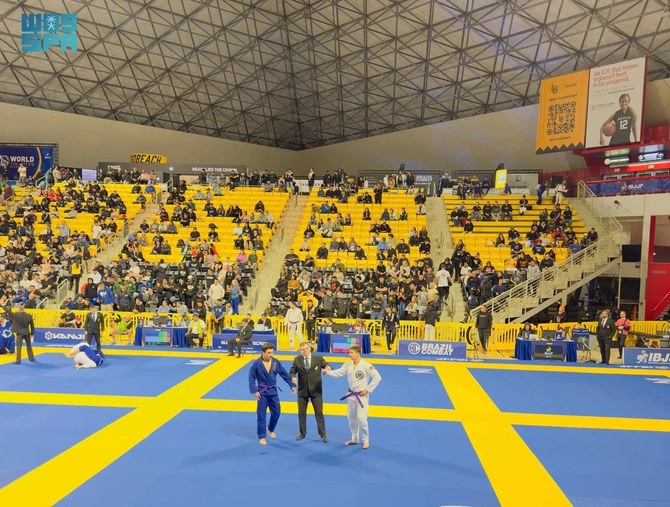 Kingdom’s jiu-jitsu team scoop 5 medals — 2 gold, 1 silver and 2 bronze. (SPA)