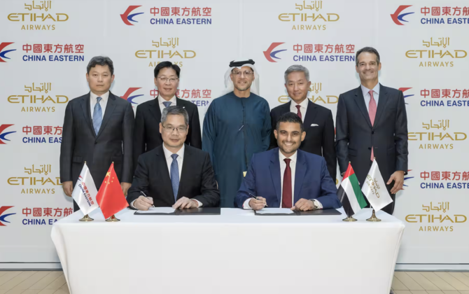 The agreement was signed by both airlines in a ceremony at Etihad’s headquarters in Abu Dhabi, the UAE. Supplied.