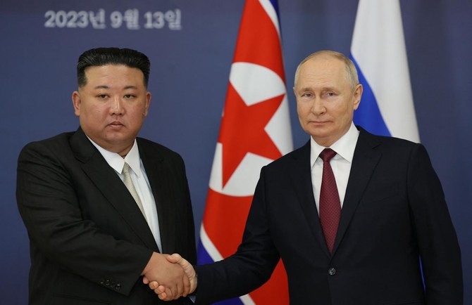 Experts say North Korea would likely push to export more war materials to be used in the Ukraine war, in exchange for importing food and energy from Russia during Vladimir Putin’s visit. (AFP file photo)