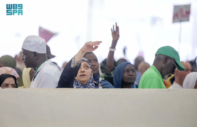 Numerous designated pathways across the various floors of the Jamarat facility ensured a smooth flow of pilgrims and eased crowd management. (SPA)