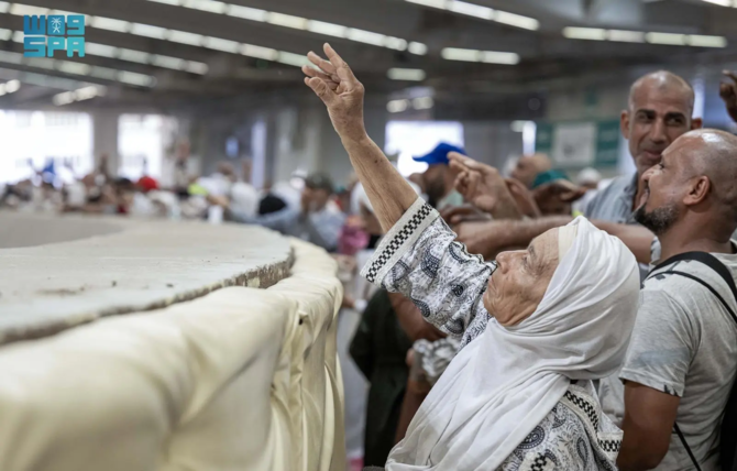 Numerous designated pathways across the various floors of the Jamarat facility ensured a smooth flow of pilgrims and eased crowd management. (SPA)