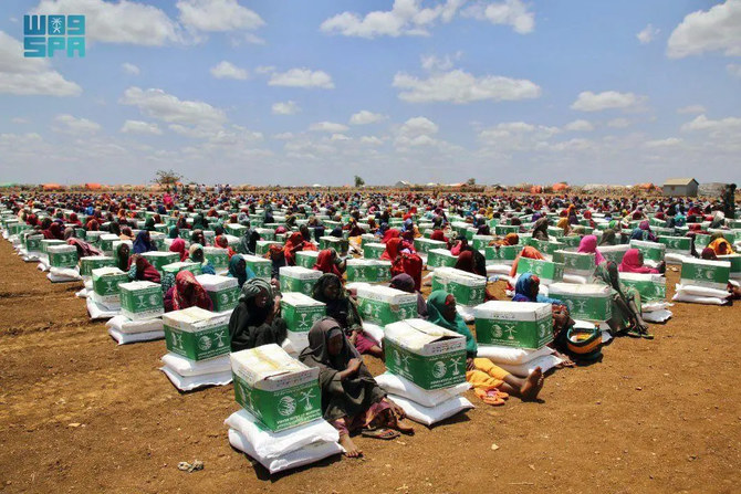 KSRelief has so far carried out so far 2,984 projects in 99 countries as it continued to expand its work for the needy and people affected by wars and calamities. (SPA photo)
