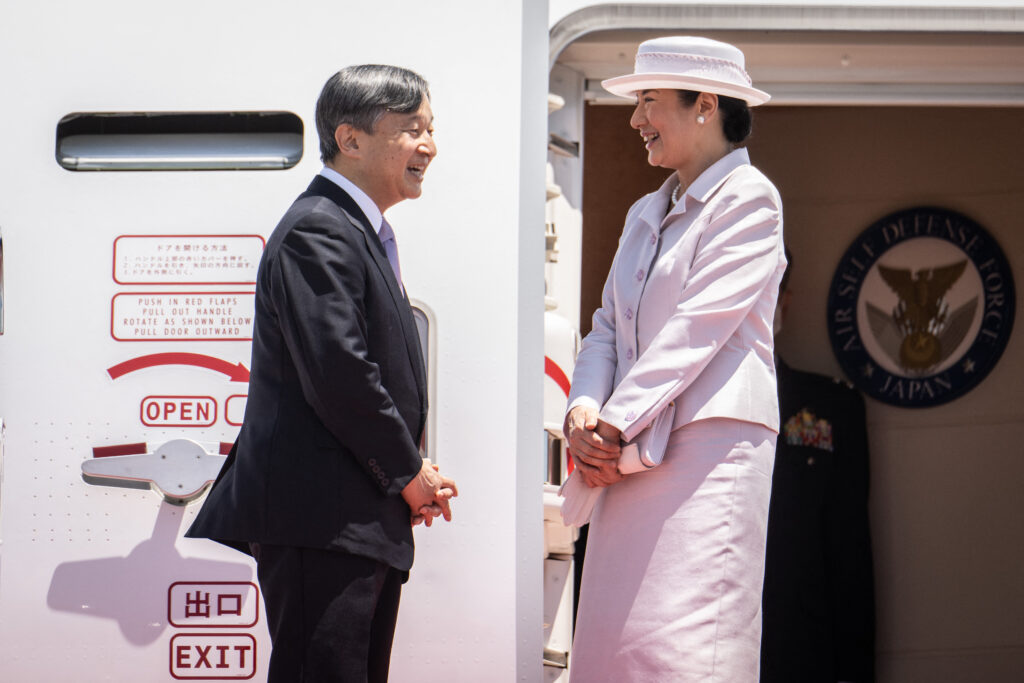 The Emperor is set to inspect a flood prevention facility on the River Thames and other sites on June 23 and 24. (AFP)
