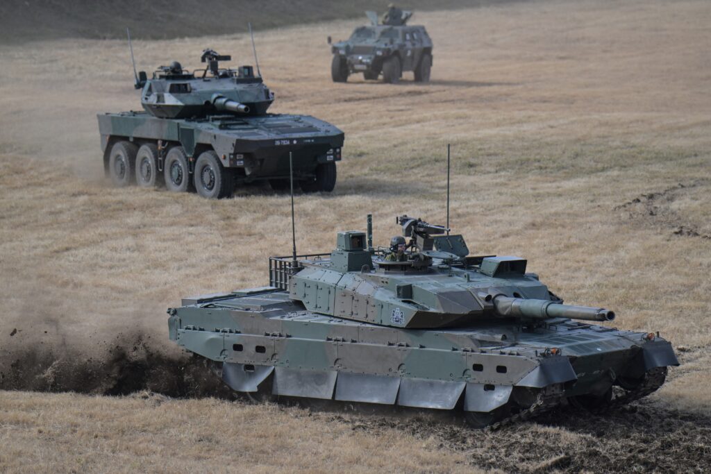 The two countries agreed at a summit in April to launch the framework to strengthen interoperability of defense equipment. (AFP)