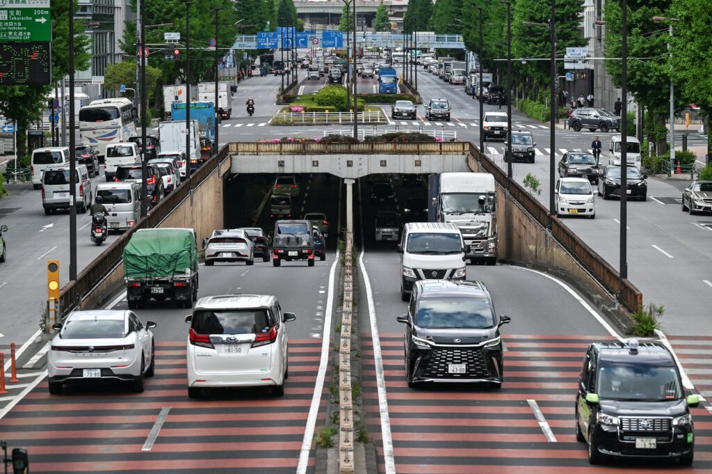 Level 4 operations became possible on public roads and ways when the revised road traffic law went into effect in April last year. (AFP)