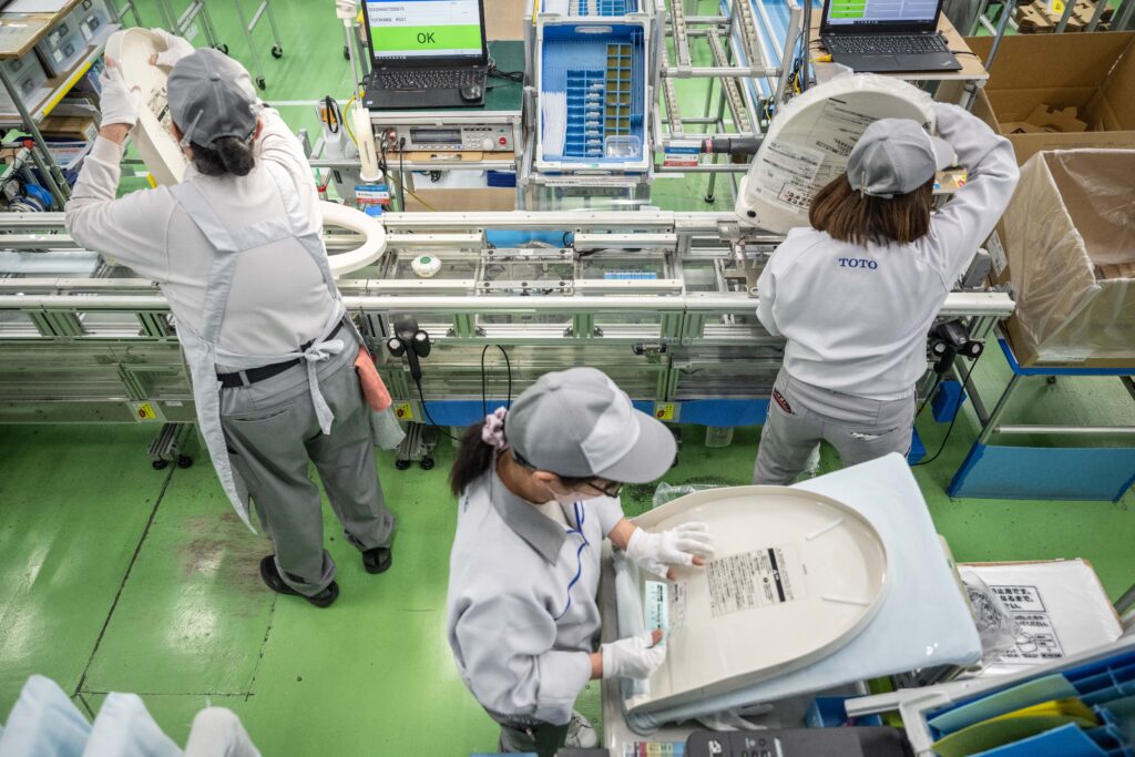Japanese company TOTO, which pioneered the electric bidets