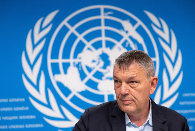 UNRWA’s Philippe Lazzarini said the agency was being subjected to a “concerted effort” to dismantle it. (Reuters)