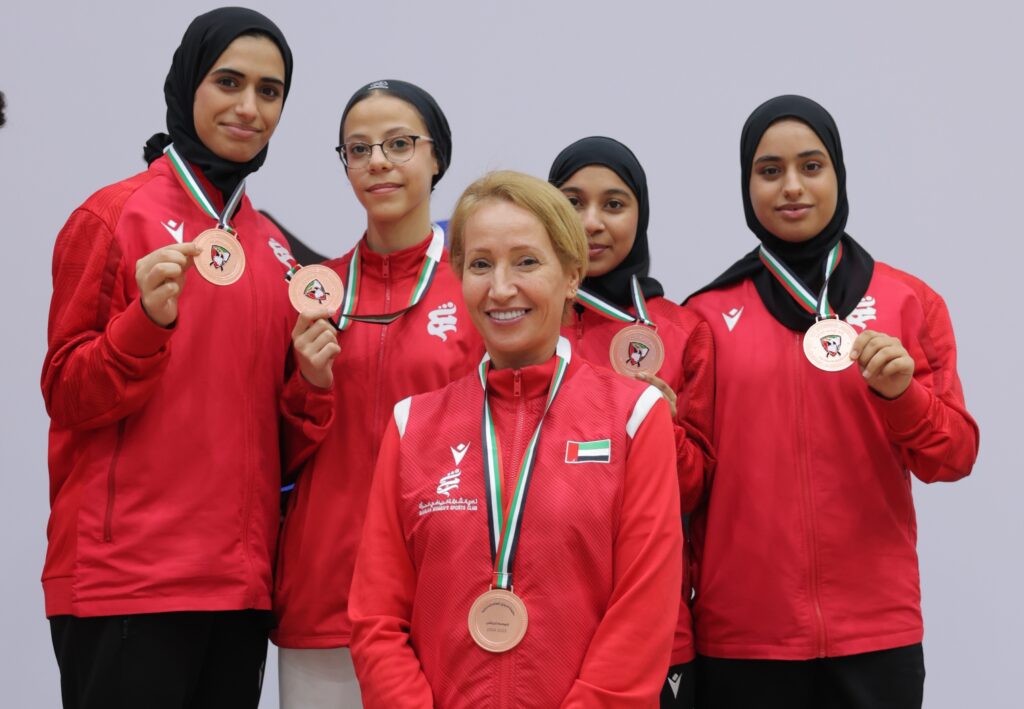 The team represented SWSC in the championship at the Sharjah Individual Games Club gymnasium in Al Hazana branch. (Supplied)