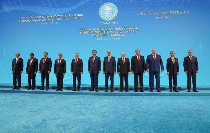 Iranian Interim President Mohammad Mokhber and Russian President Vladimir Putin among leaders participating in Shanghai Cooperation Organization (SCO) summit in Astana, Kazakhstan. (Reuters)