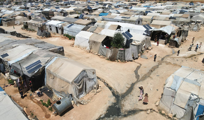 More than five million people, most of them displaced, live in areas outside government control in Syria’s north and northwest, the UN says, and many rely on aid to survive. (AFP/File)