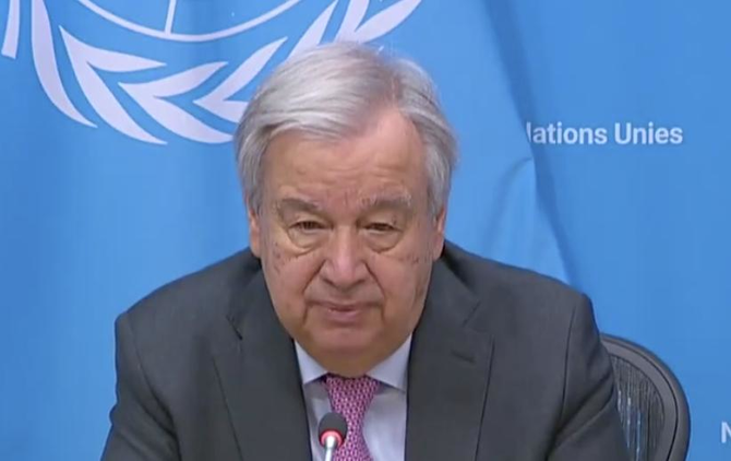 United Nations chief Antonio Guterres declared on Friday that there is no alternative to the UN Palestinian refugee agency UNRWA and 118 countries backed the relief organization as indispensable. (Screenshot/UNTV)
