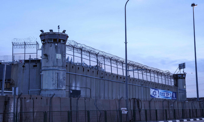 According to the Palestinian Prisoners Club, around 9,600 Palestinians are in Israeli jails, including hundreds under administrative detention which allows the military to keep detainees for long periods without being charged or produced in court. (AFP)