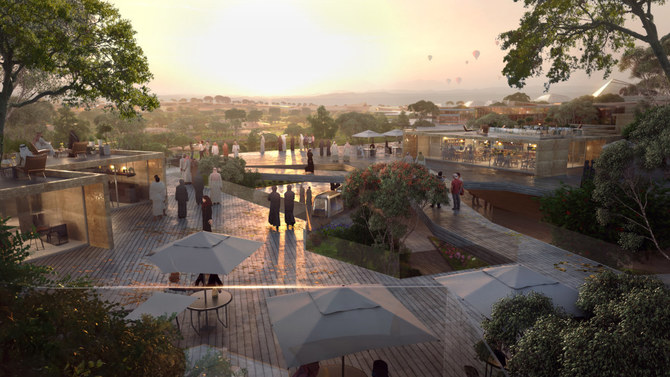 An imaginative photo of King Abdulaziz Park (north of Riyadh), which is expected to be completed in 36 months. (Supplied)
