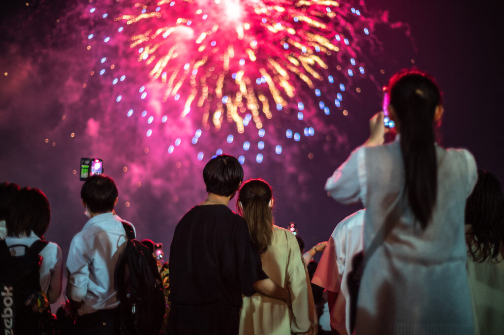 The event's executive committee hopes to hold the festival next year by implementing measures to address such concerns, including launching fireworks on a smaller scale. (AFP)