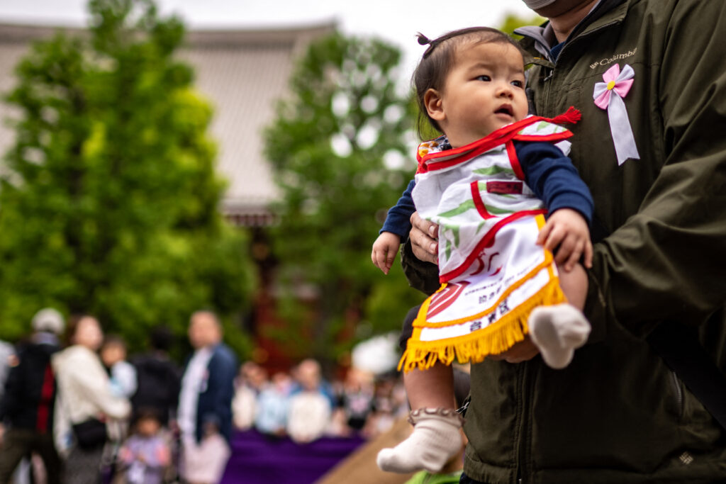 Under the program, set to be fully launched as early as fiscal 2025, day care services will be available for a certain amount of time for all children aged 6 months to 2 years who do not attend nursery schools. (AFP)