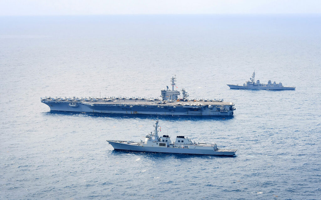 In April this year, the ministry took disciplinary action against the captain and others for mishandling designated secrets, and began investigating whether there were similar cases. (AFP) 