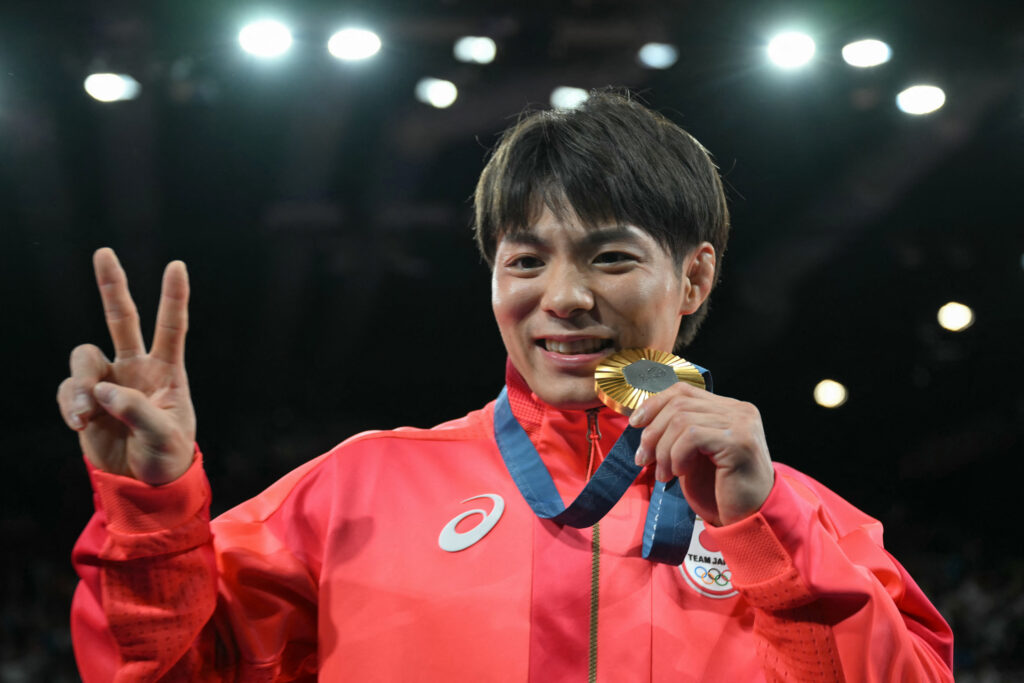 For the past three years, Hifumi and Uta have shared the intense pressure of being Olympic champions. (AFP)