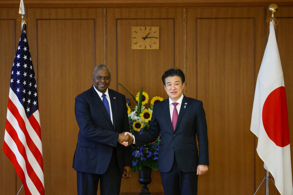 Kihara and Austin had their talks at the Defense Ministry after Japan and the United States held a 
