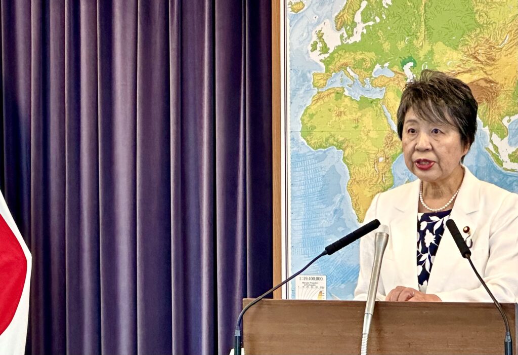 Foreign Minister KAMIKAWA Yoko. (ANJ)